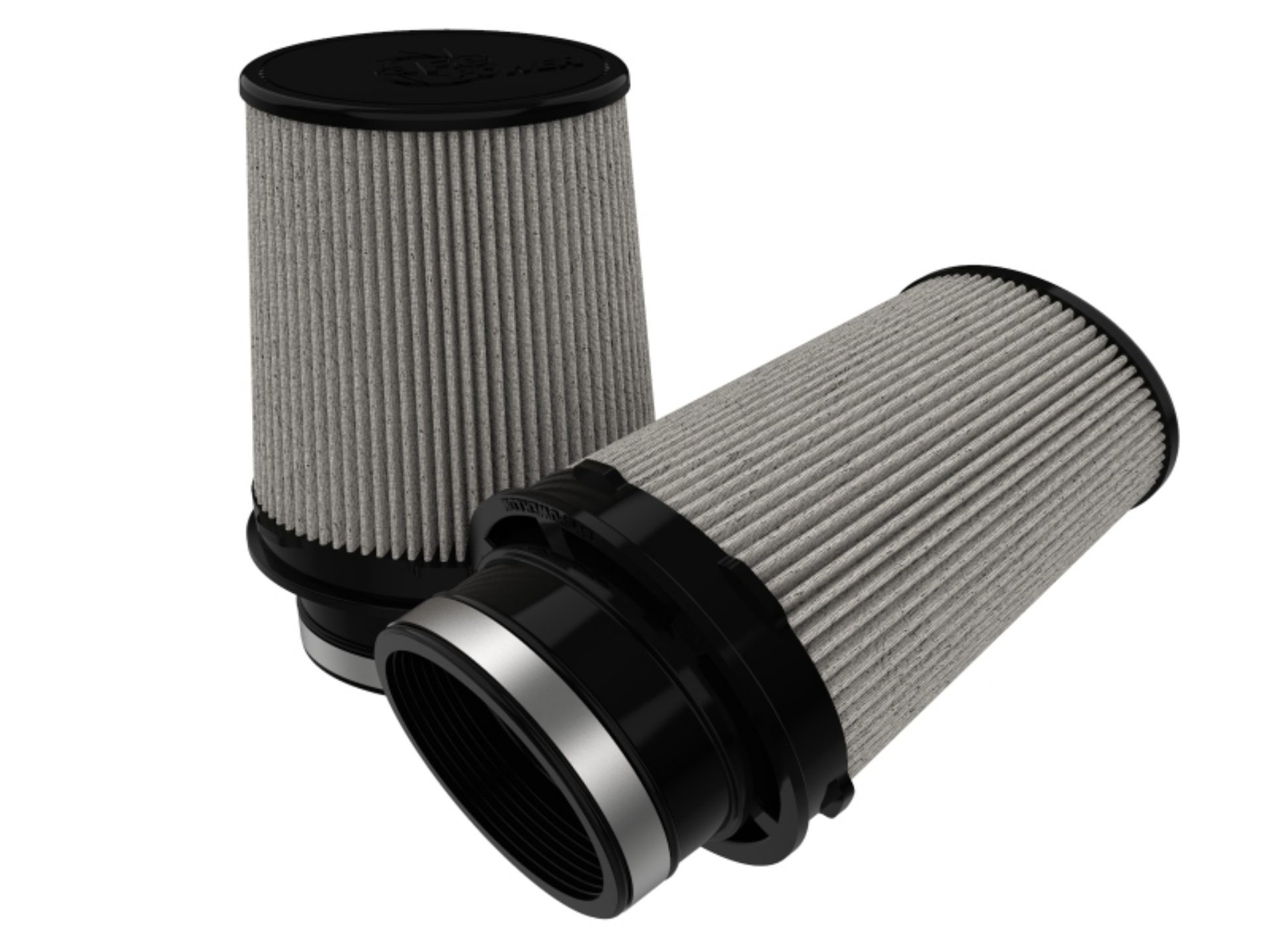 Picture of aFe Black Series Replacement Filter w- Pro DRY S Media 4-5x3IN Fx6x5IN Bx5x3--75 Tx7IN H - Pair