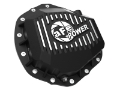 Picture of aFe 2020 Chevrolet Silverado 2500 HD  Rear Differential Cover Black ; Pro Series w- Machined Fins