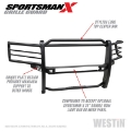 Picture of Westin 19-20 Ram 2500-3500 Sportsman X Grille Guard - Textured Black