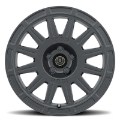 Picture of ICON Ricochet 15x7 5x100 15mm Offset 4-6in BS 56-1mm Bore Satin Black Wheel