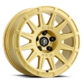 Picture of ICON Ricochet 15x7 5x100 15mm Offset 4-6in BS 56-1mm Bore Gloss Gold Wheel