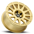 Picture of ICON Ricochet 15x7 5x100 15mm Offset 4-6in BS 56-1mm Bore Gloss Gold Wheel