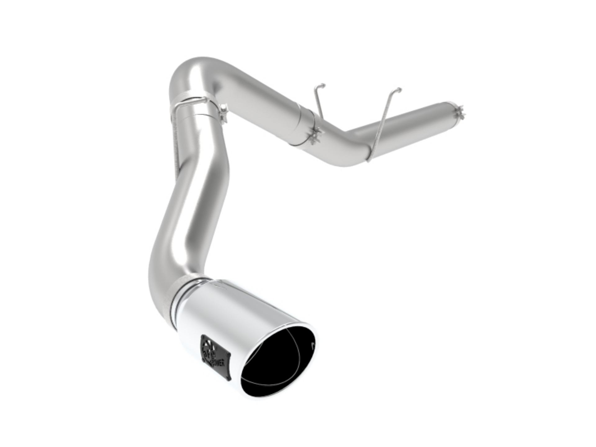 Picture of aFe ATLAS 5in Alum Steel DPF-Back Exhaust System w-Polished Tip 19-20 Ram Diesel Trucks L6-6-7L td