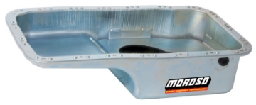 Picture of Moroso Acura-Honda 1-6L B16A3 Stock w-Oil Drainbacks Wet Sump 4qt 6in Steel Oil Pan