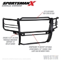 Picture of Westin 16-18 Chevy Silverado 1500 Sportsman X Grille Guard - Textured Black