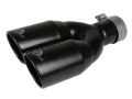 Picture of MACH Force-Xp 409 Stainless Steel Clamp-on Exhaust Tip 2-5in Inlet 3-5in Outlet - Black