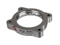 Picture of aFe 02-09 Chevrolet Trailblazer- 02-09 GMC Envoy L6 4-2L Silver Bullet Throttle Body Spacer - Silver