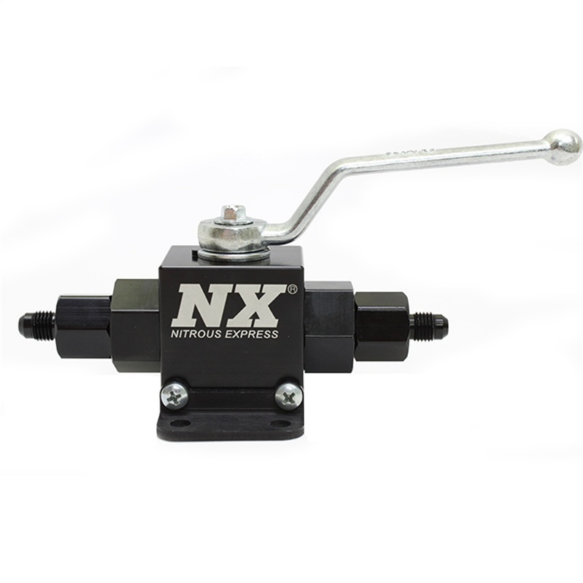 Picture of Nitrous Express Lightweight Billet In-Line Valve 1-5in I-D 4AN Fitting