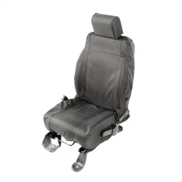 Picture of Rugged Ridge Ballistic Seat Cover Set Front Black 07-10 JK