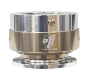 Picture of NRG Quick Release Gen 1-5 - Silver Body - Titanium Chrome Ring