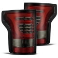 Picture of AlphaRex 15-17 Ford F-150 Excl Models w-Blind Spot Sensor PRO-Series LED Tail Lights Red Smoke