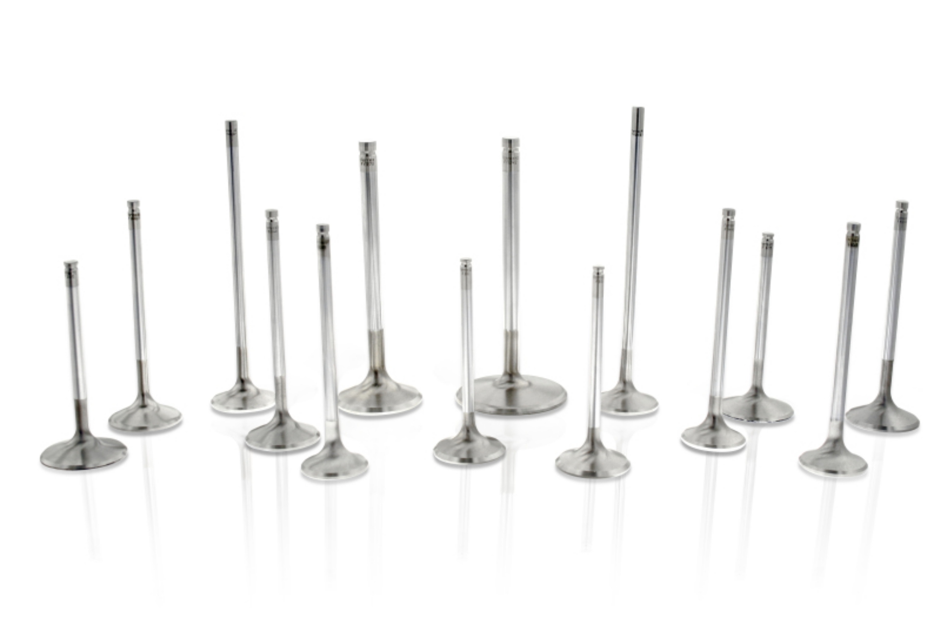 Picture of Ferrea Acura K20 30mm 5-45mm 109-15mm 30 Deg Flo Dish Head Stock Comp Plus Exhaust Valve - Set of 8