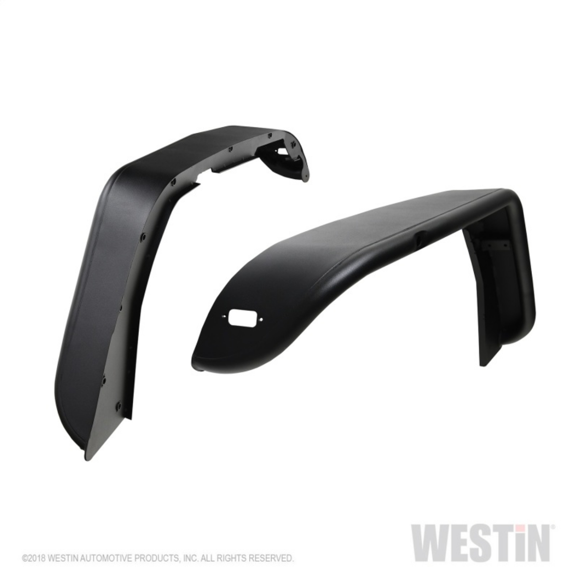 Picture of Westin 18-20 Jeep Wrangler JL - 20 Gladiator Tube Fenders - Front - Textured Black