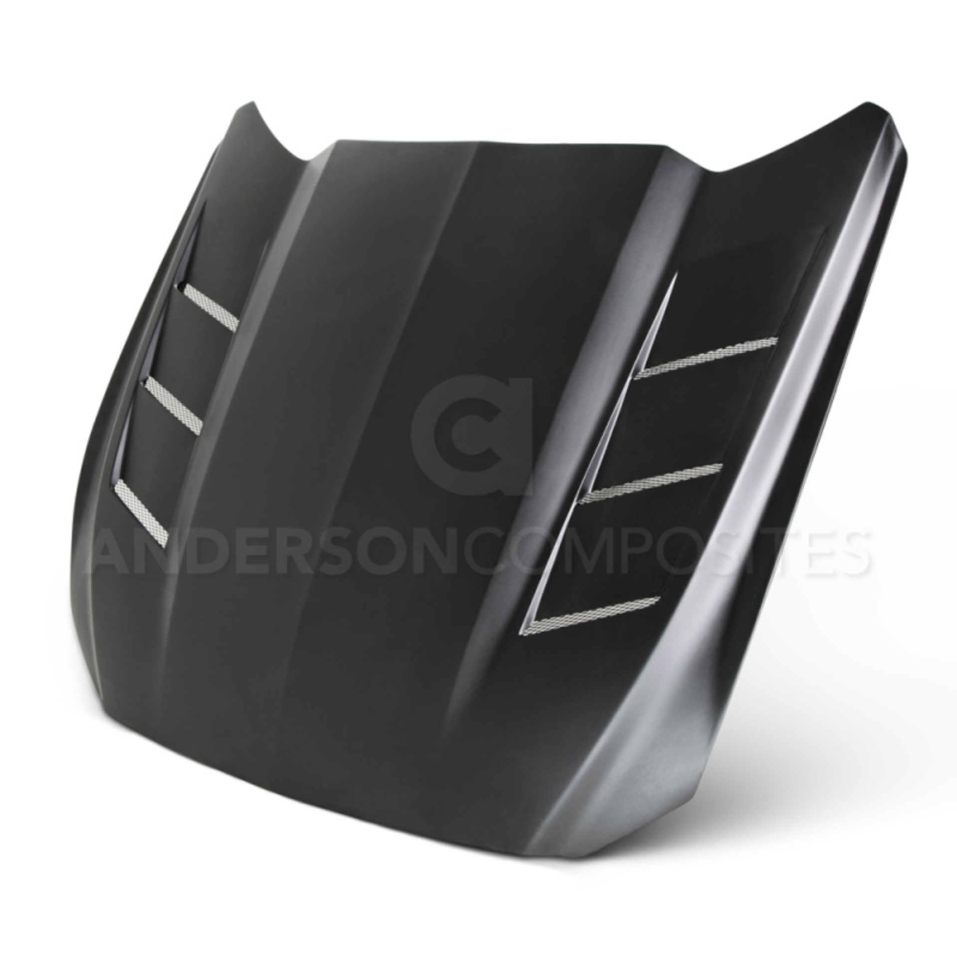 Picture of Anderson Composites 15-16 Ford Mustang Excl- GT350-GT350R Fiberglass Heat Extractor Hood