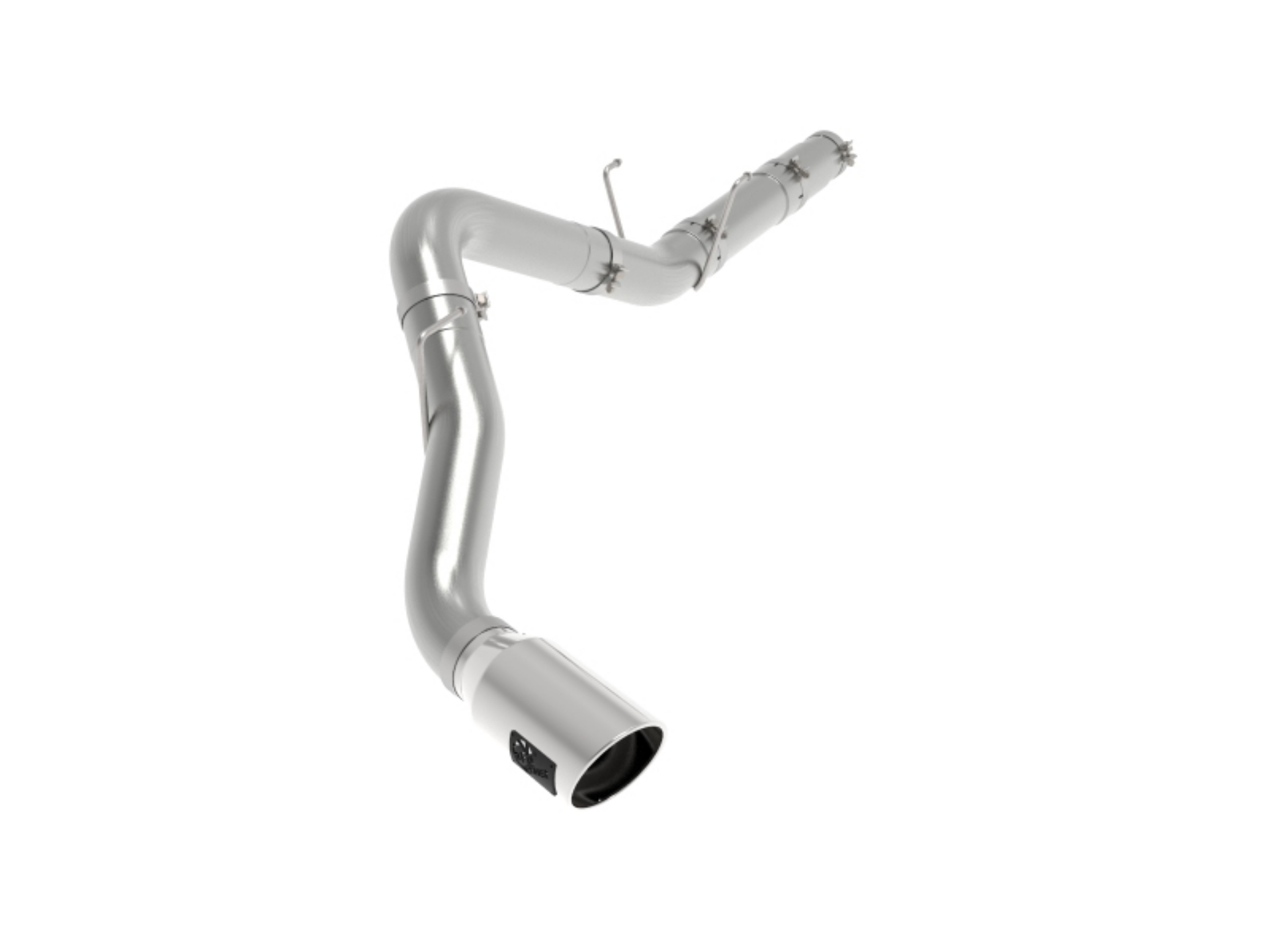 Picture of aFe LARGE BORE HD 5in 409-SS DPF-Back Exhaust w-Pol Tip 19-20 Ram Diesel Trucks L6-6-7L td