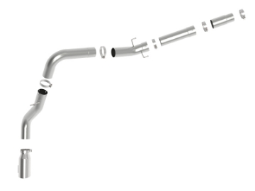 Picture of aFe LARGE BORE HD 5in 409-SS DPF-Back Exhaust w-Pol Tip 19-20 Ram Diesel Trucks L6-6-7L td