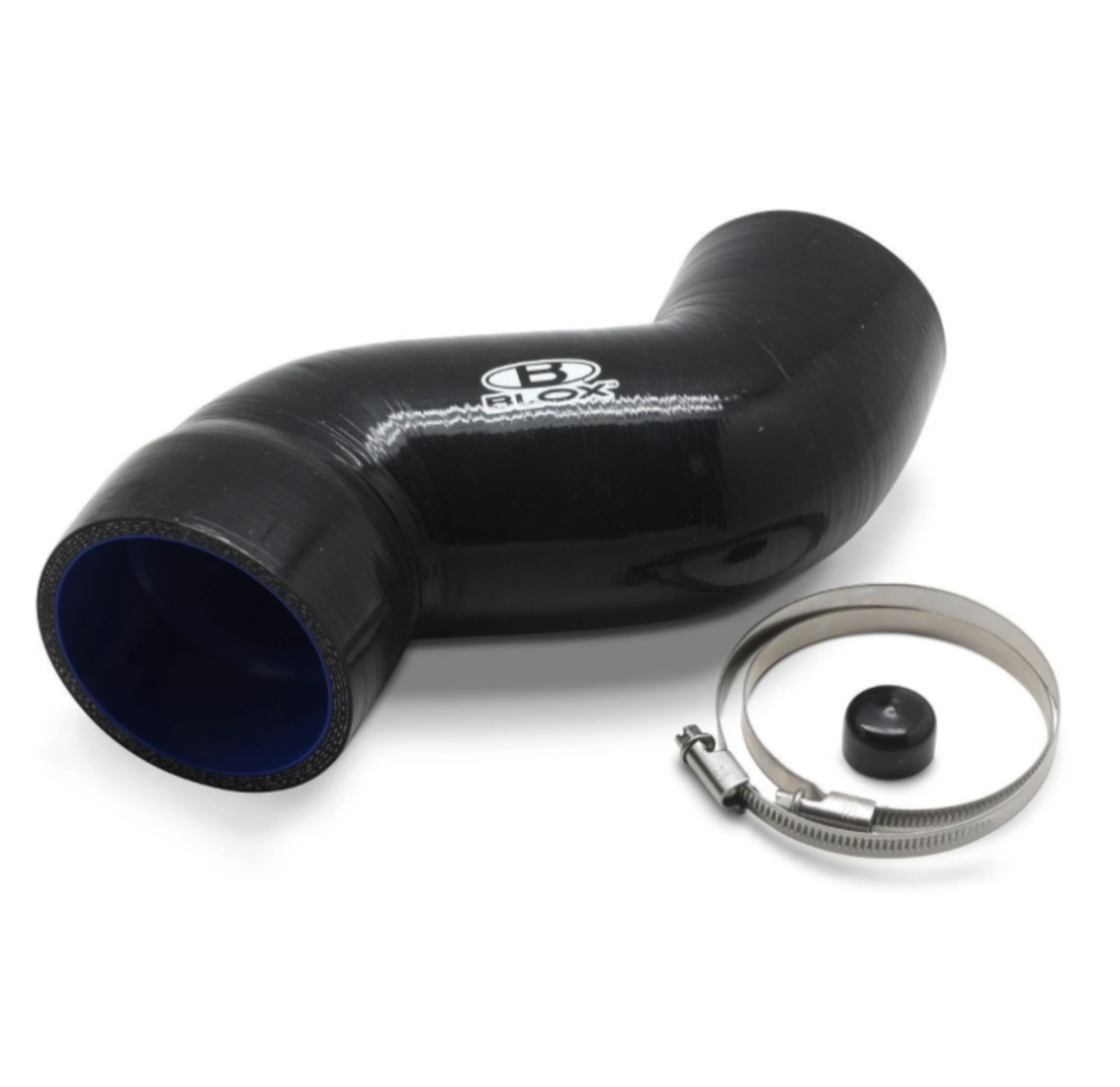 Picture of BLOX Racing 08-14 WRX - 08-20 STi Air Box Intake Hose - Black