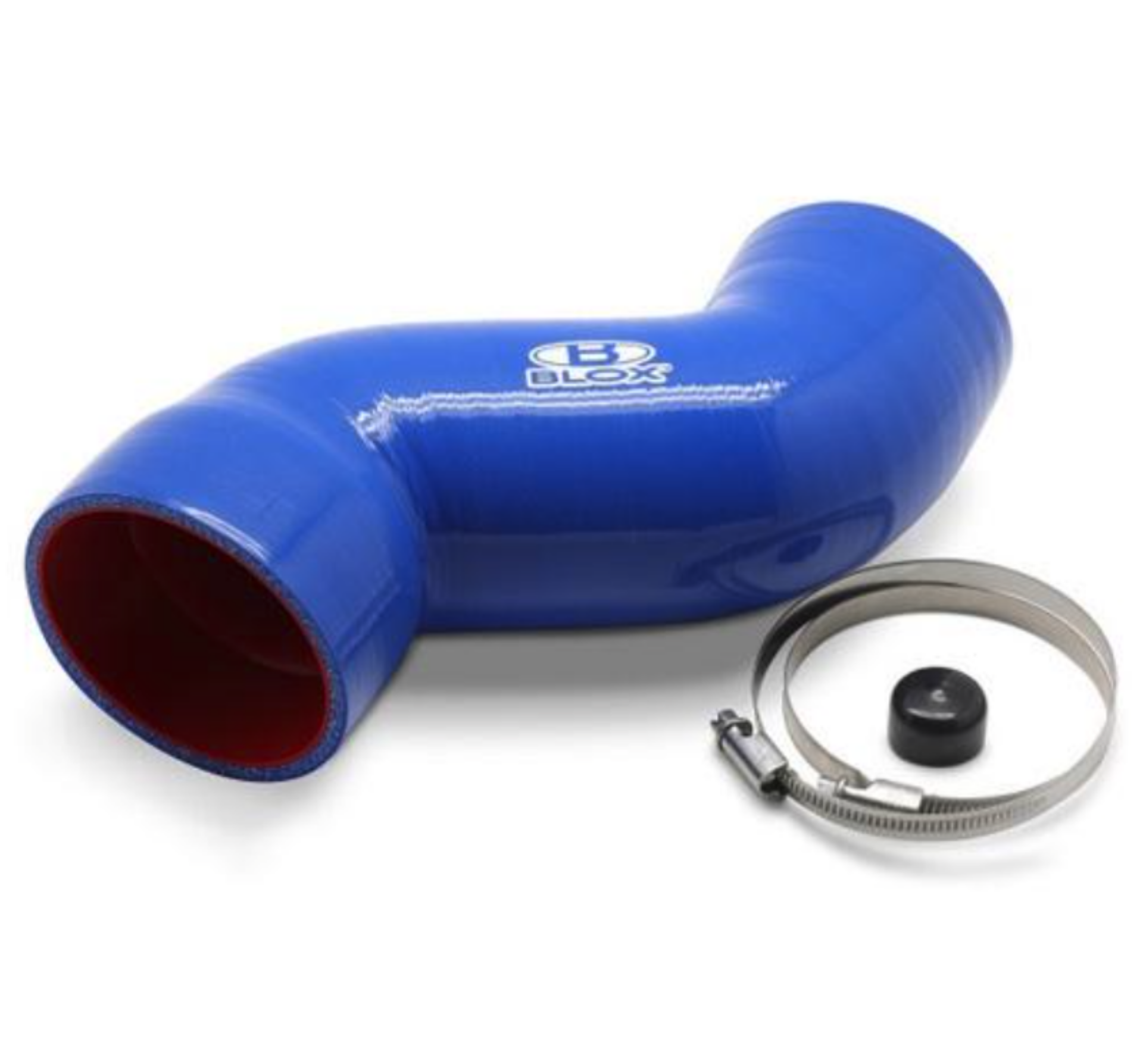 Picture of BLOX Racing 08-14 WRX - 08-20 STi Air Box Intake Hose - Blue