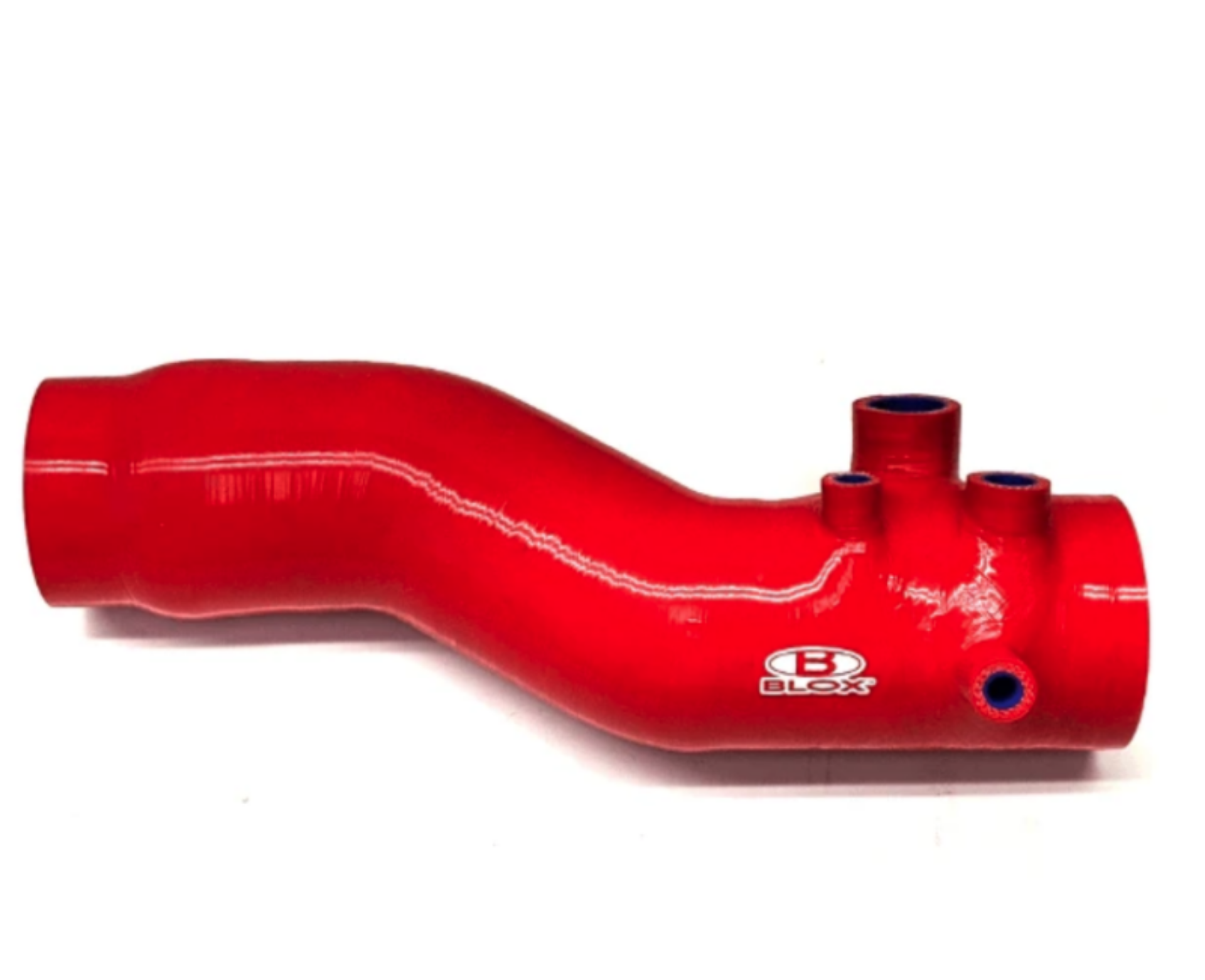 Picture of BLOX Racing 15-20 Subaru WRX FA20 OEM Performance 3in Turbo Inlet Hose - Red