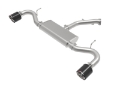 Picture of aFe Takeda 2-5in 409 SS Axle-Back Exhaust System Carbon Fiber 18-20 Hyundai Elantra GT L4-1-6Lt