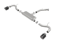 Picture of aFe Takeda 2-5in 409 SS Axle-Back Exhaust System Carbon Fiber 18-20 Hyundai Elantra GT L4-1-6Lt