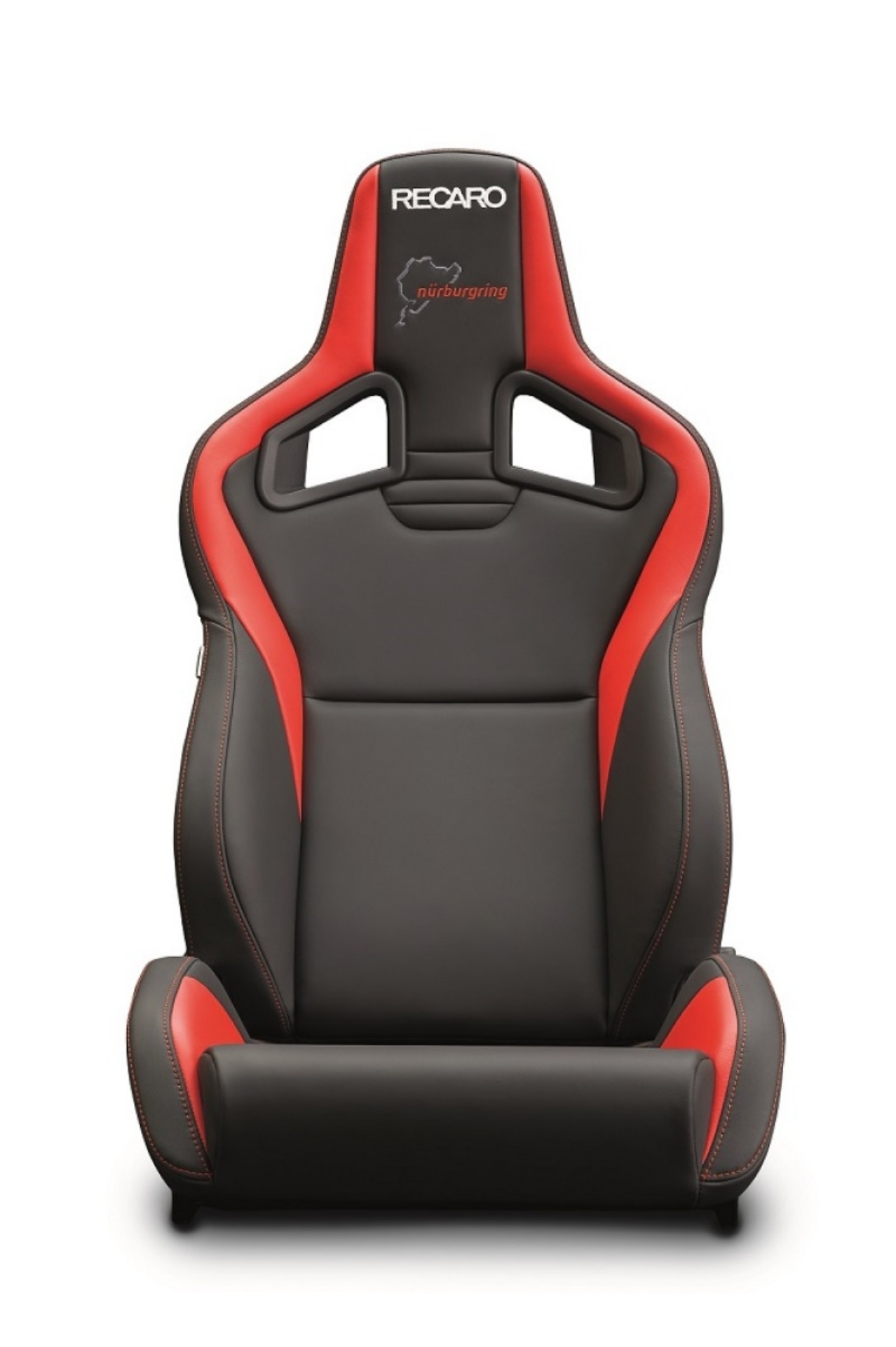 Picture of Recaro Sportster CS Nurburgring Edition Driver Seat - Black-Red Leather-Black Leather