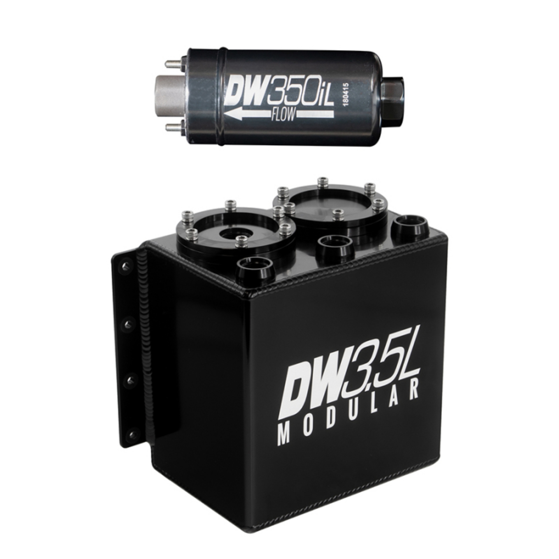 Picture of DeatschWerks 3-5L Modular Surge Tank Incl- 1 DW350iL In-Line Fuel Pump