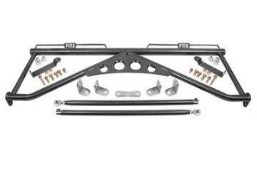 Picture of BMR 15-20 Ford Mustang Harness Bar - Black Hammertone