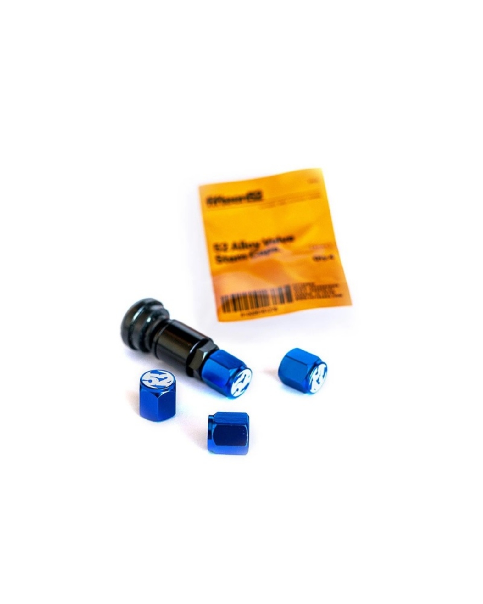 Picture of Fifteen52 Valve Stem Cap Set - Blue - 4 Pieces