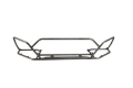 Picture of LP Aventure 15-17 Subaru Outback Big Bumper Guard - Bare