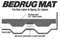 Picture of BedRug 07-16 GM Silverado-Sierra 5ft 8in Bed Mat Use w-Spray-In & Non-Lined Bed