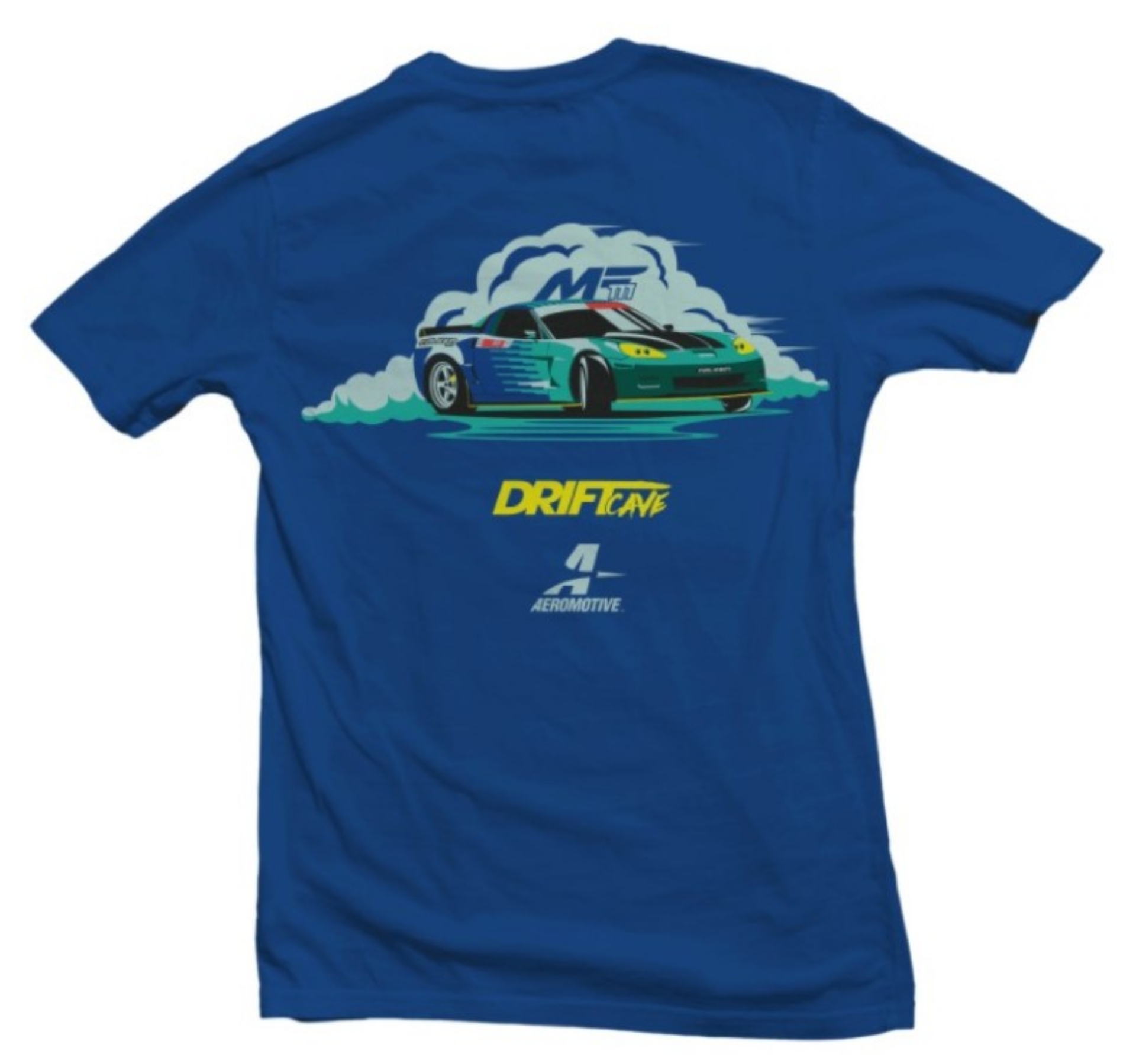 Picture of Aeromotive Drift Car Logo Blue T-Shirt - Medium