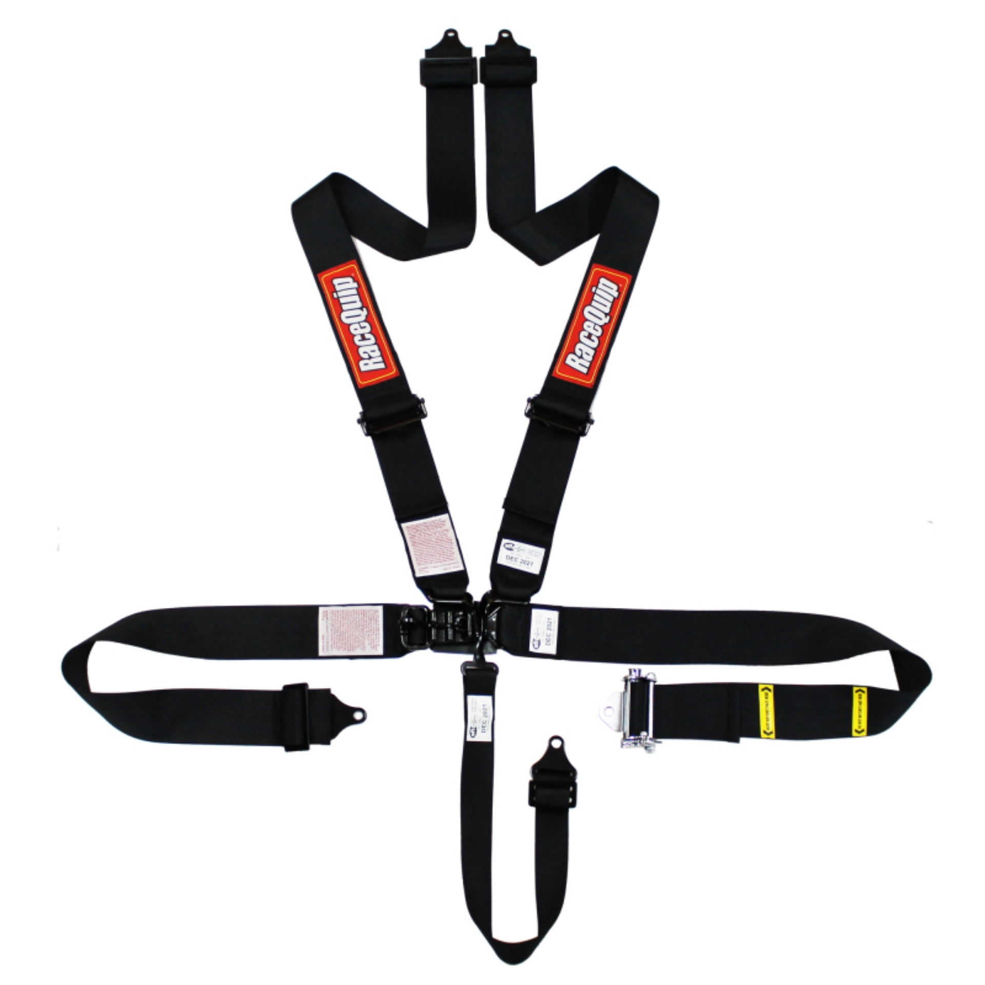 Picture of RaceQuip L & L 5pt Ratchet Harness Black