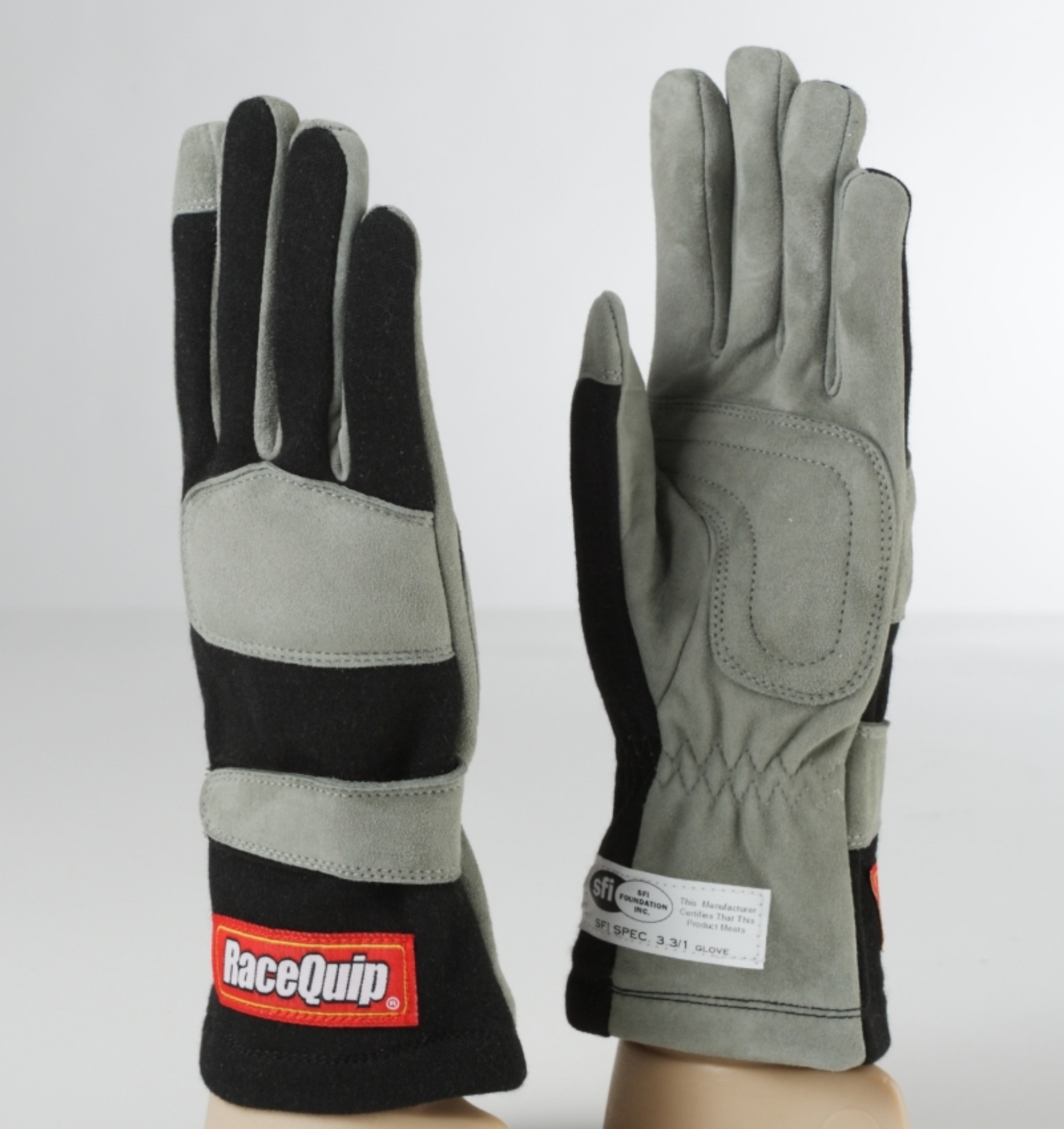 Picture of RaceQuip Black 1-Layer SFI-1 Glove - Small