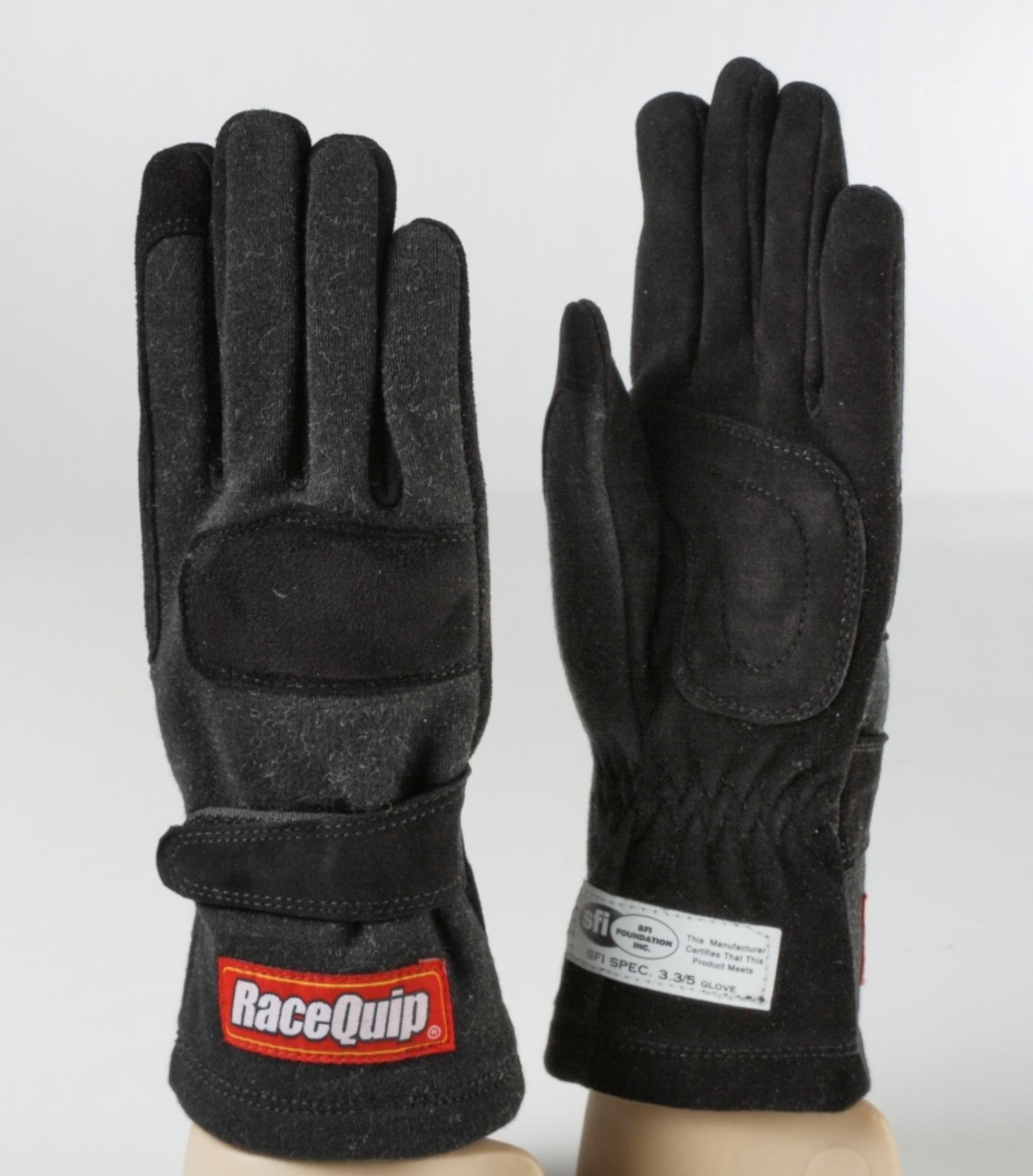 Picture of RaceQuip Black 2-Layer SFI-5 Glove - XSmall