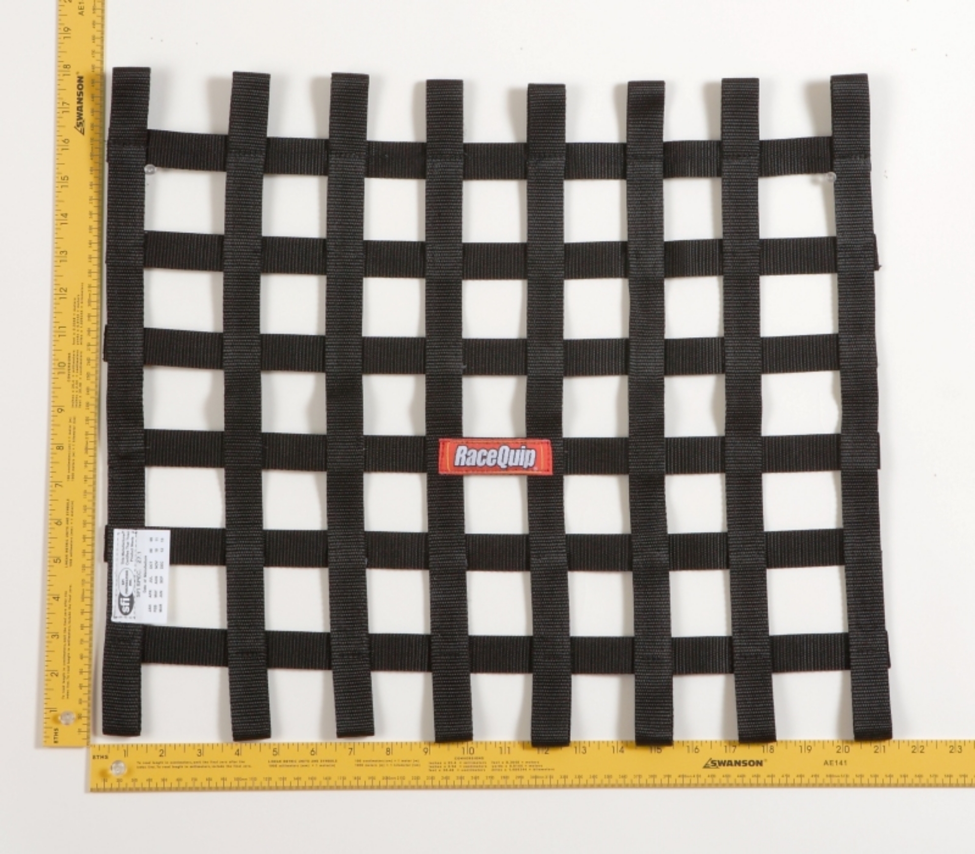 Picture of RaceQuip Black 18 X 21 SFI Ribbon Net