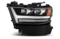 Picture of AlphaRex 19-20 Ram 1500HD PRO-Series Proj Headlights Plnk Style Jet Blk w-Activ Light-Seq Signal-DRL