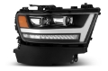 Picture of AlphaRex 19-20 Ram 1500HD PRO-Series Proj Headlight Plnk Style Blk w-Activ Light-Seq Signal-Plnk DRL