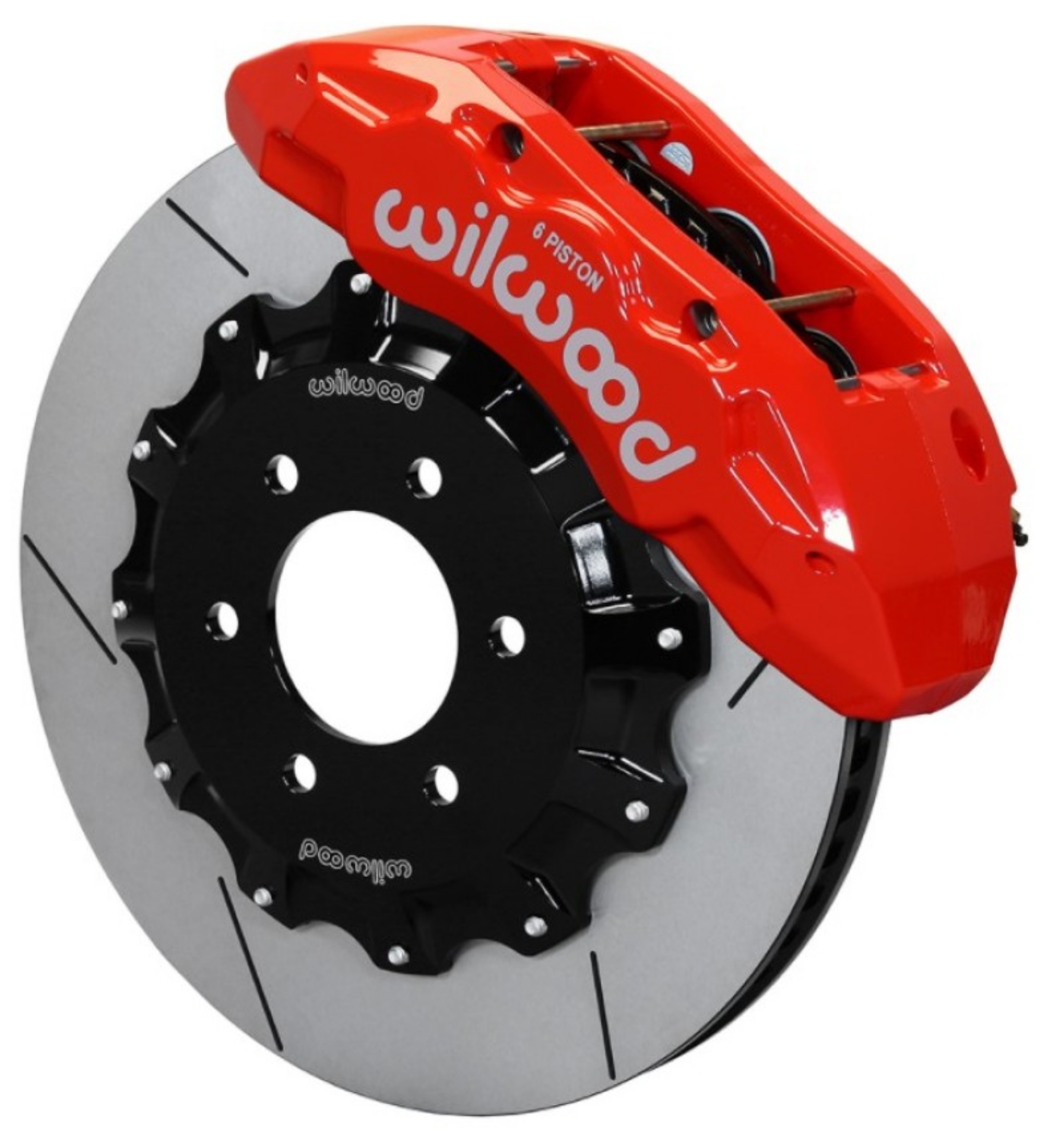 Picture of Wilwood TX6R Front Kit 15-50in Rotor w- Lines - Red - 10-14 Ford F150 Raptor