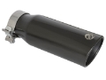 Picture of aFe MACH Force-Xp 409 Stainless Steel Clamp-on Exhaust Tip 3in Inlet 4in Outlet - Black