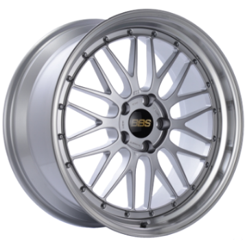 Picture of BBS LM 19x11 5x112 ET35 Diamond Silver Center Diamond Cut Lip Wheel - 82mm PFS Required