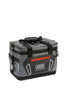 Picture of ARB Cooler Bag Charcoal w- Red Highlights 15in L x 11in W x 9in H Holds 22 Cans