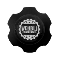 Picture of Wehrli 2001+ GM Duramax LB7-LLY-LBZ-LMM-LML-L5P Billet Oil Fill Cap - Black Anodized