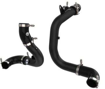 Picture of aFe BladeRunner 15-20 VW GTI MKVII L4-2-0L t Aluminum Hot and Cold Charge Pipe Kit Black