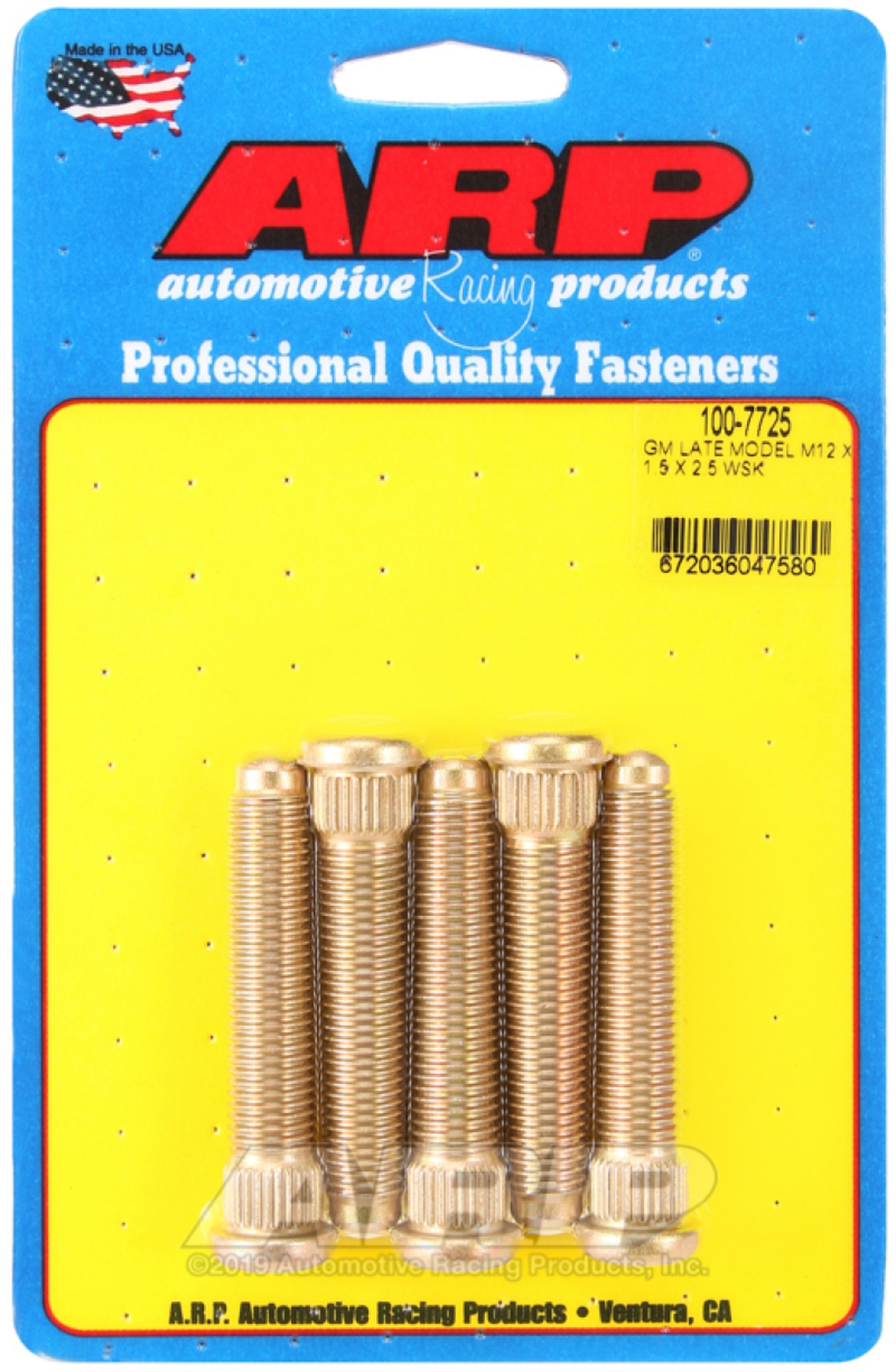 Picture of ARP Late Model GM M12x1-50inX2-50in Wheel Stud Kit