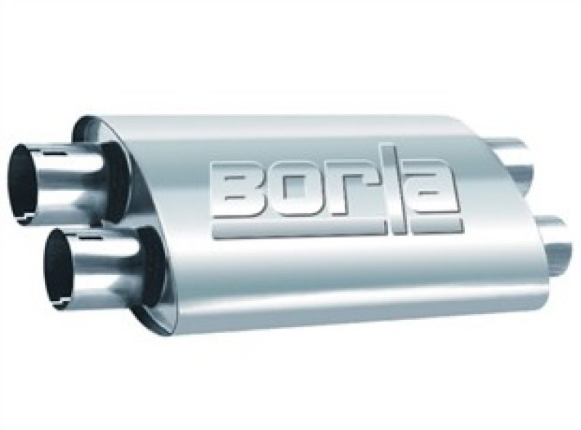 Picture of Borla Universal ProXS Muffler - Oval Dual-Dual Inlet-Outlet 2-5in Tubing 19inx4inx9-5in Case