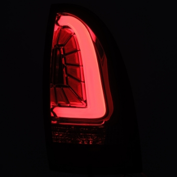 Picture of AlphaRex 05-15 Toyota Tacoma PRO-Series LED Tail Lights Red Smoke