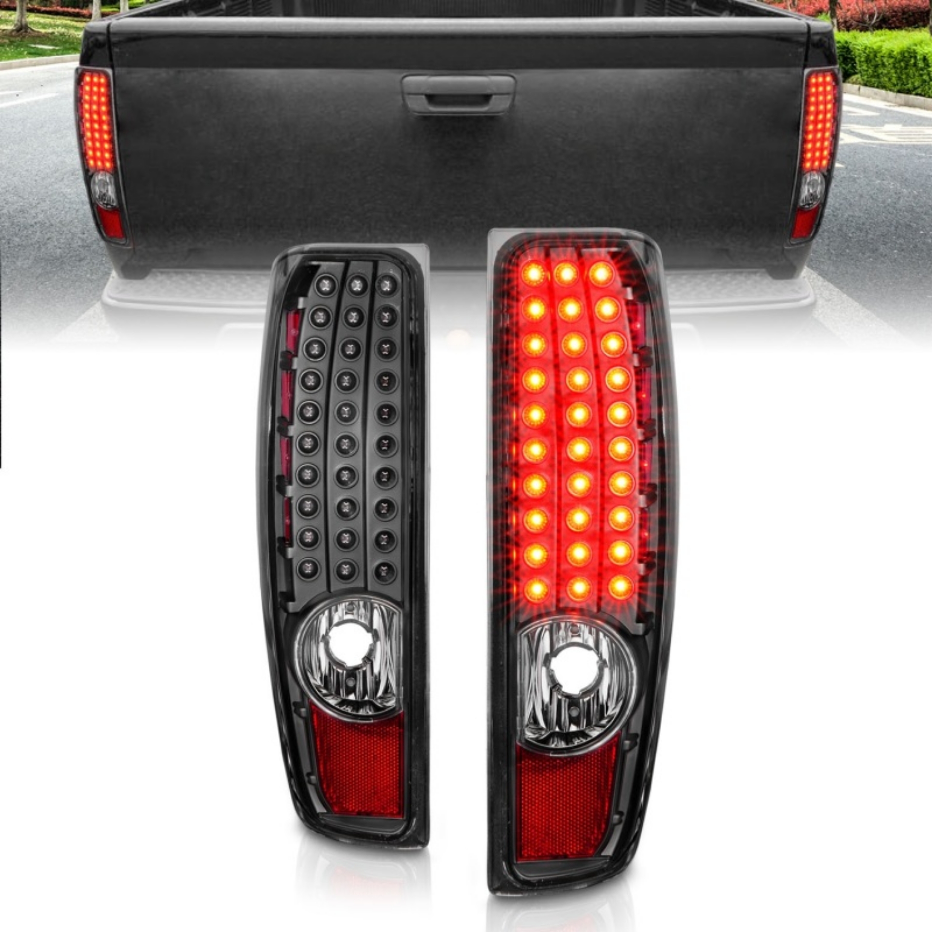 Picture of Anzo 04-10 Chevy Colorado LED Tailights G2 - Black