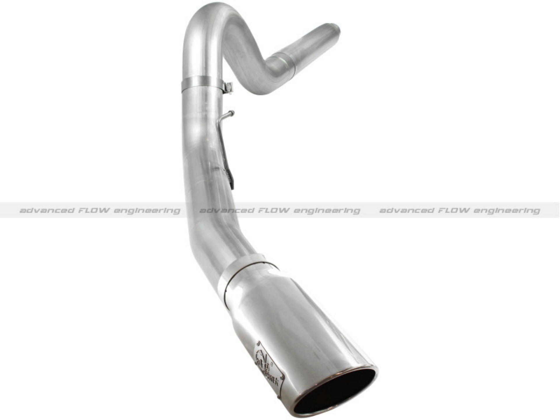 Picture of aFe Atlas 5in DPF-Back Aluminized Steel Exh Sys, Ford Diesel Trucks 08-10 V8-6-4L td Polished tip