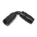 Picture of Russell Performance 5-16in SAE Quick Disc Female to -6 Hose Black 90 Degree Hose End